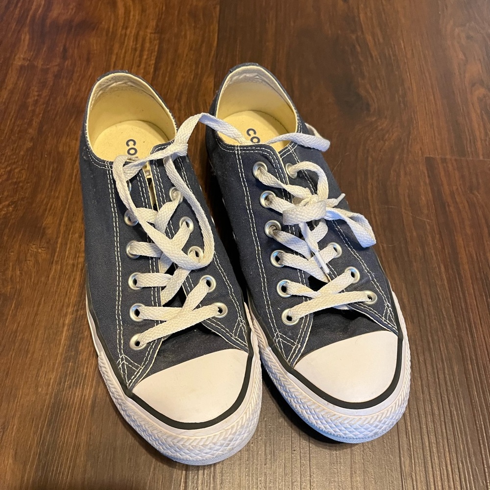 Converse All Star Low-Top Sneakers in Navy and White